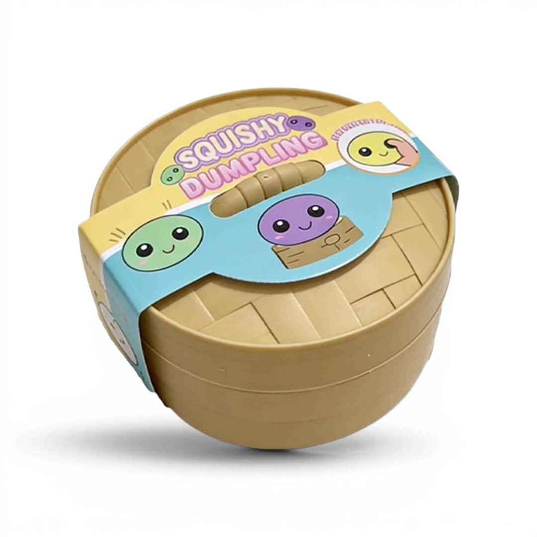 SQUISHY DUMPLING Squeeze It pastel mystery steamer fidget toy